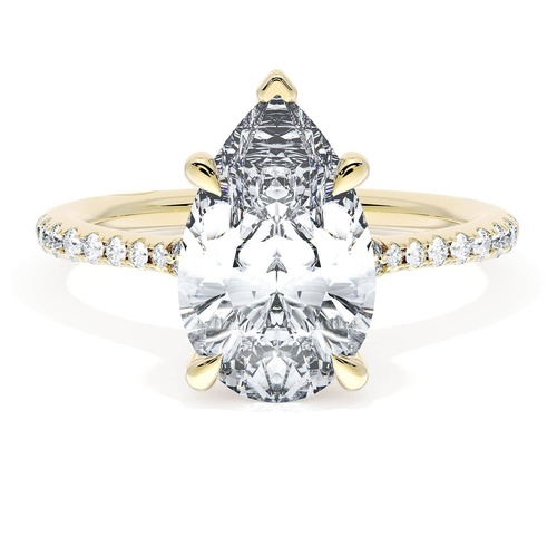Pear Solitaire Engagement Ring