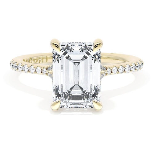 Emerald Solitaire Engagement Ring