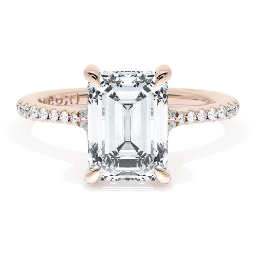 Emerald Solitaire Engagement Ring