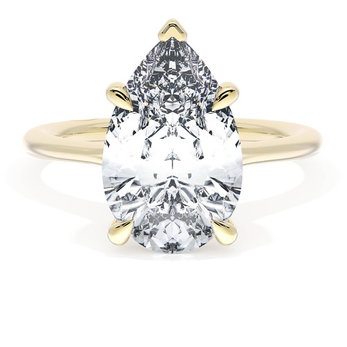 Pear Solitaire Engagement Ring