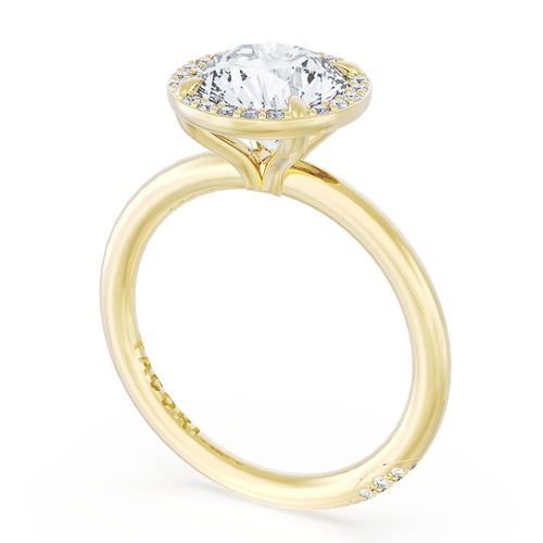 Round Bloom Engagement Ring