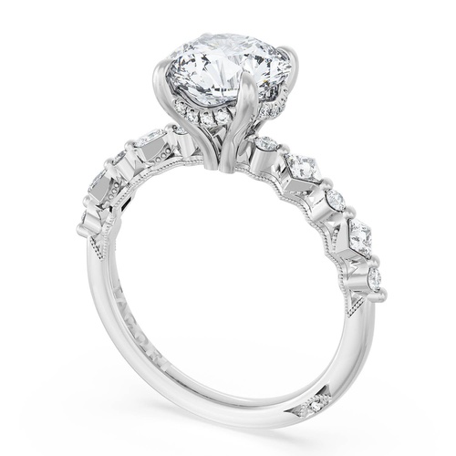 Round Solitaire Engagement Ring