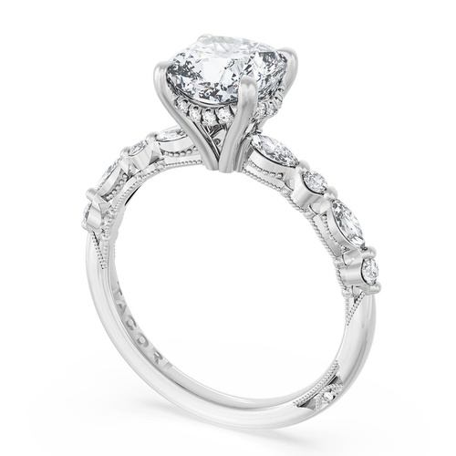 Cushion Solitaire Engagement Ring