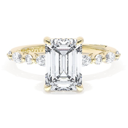 Emerald Solitaire Engagement Ring