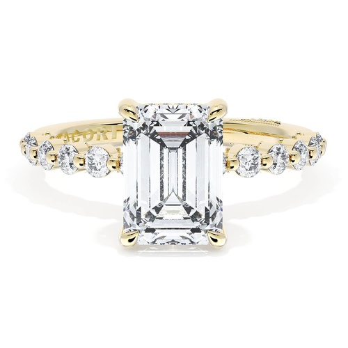 Emerald Solitaire Engagement Ring