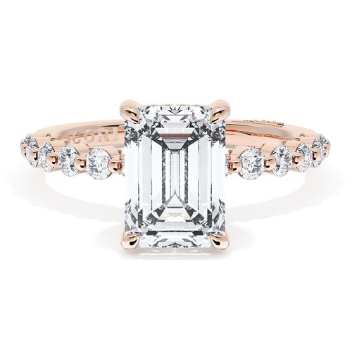 Emerald Solitaire Engagement Ring