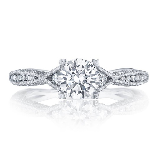 TACORI Classic Crescent Engagement Ring 2645RD612