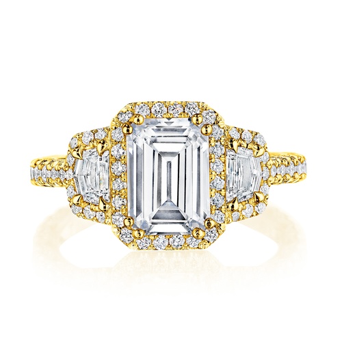 TACORI Petite Crescent,  RoyalT Engagement Ring HT2677EC85X6Y TACORI Petite Crescent,  RoyalT Engagement Ring HT2677EC85X6Y