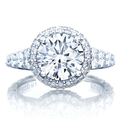 TACORI Engagement Ring Petite Crescent,  RoyalT HT2624RD85
