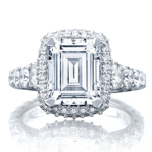 TACORI Petite Crescent,  RoyalT Engagement Ring HT2624EC95X75