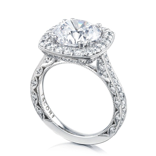TACORI Classic Crescent,  RoyalT Engagement Ring HT2650CU85