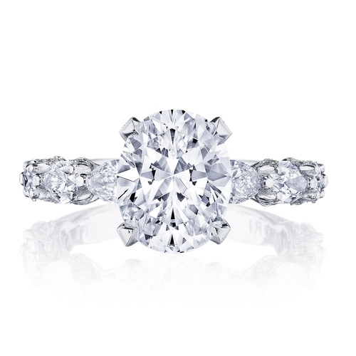 TACORI Classic Crescent,  RoyalT Engagement Ring HT2666OV10X8