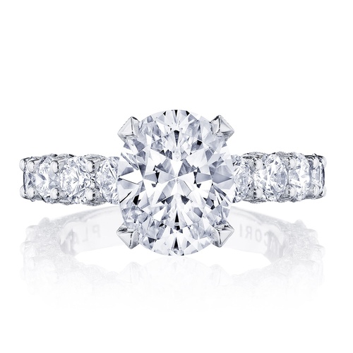 TACORI Classic Crescent,  RoyalT Engagement Ring HT2664OV10X8