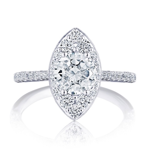 TACORI Petite Crescent Engagement Ring HT2576RDMQ6
