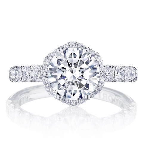 TACORI Petite Crescent Engagement Ring HT257225RD8W