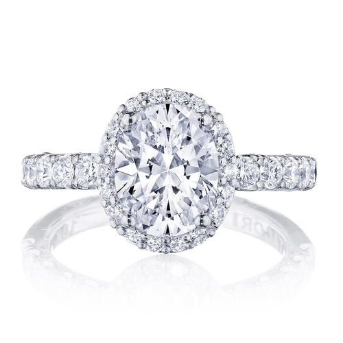 TACORI Petite Crescent Engagement Ring HT257225OV9X7W