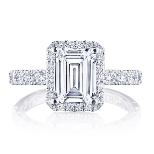 TACORI Petite Crescent Engagement Ring HT257225EC85X65W
