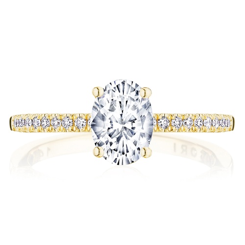 TACORI Sculpted Crescent Engagement Ring P104OV75X55FY