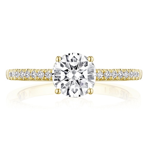TACORI Sculpted Crescent Engagement Ring P104RD65FY