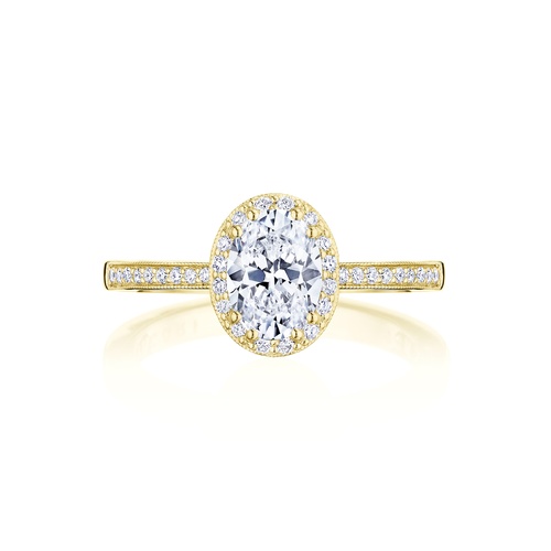 TACORI Sculpted Crescent Engagement Ring P103OV75X55FY