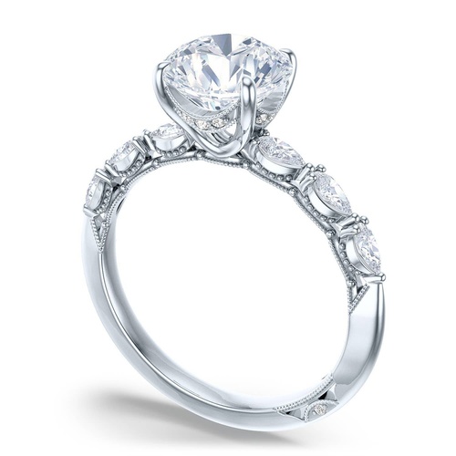 TACORI Sculpted Crescent Engagement Ring 2687rd75