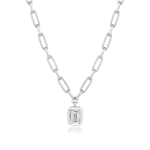 Petite Diamond Link Necklace - 1.54ct