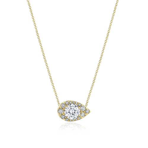 17 Pear Bloom Diamond Necklace