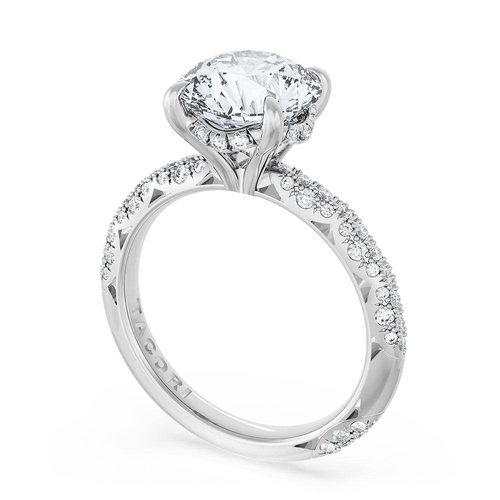 Round Bloom Engagement Ring