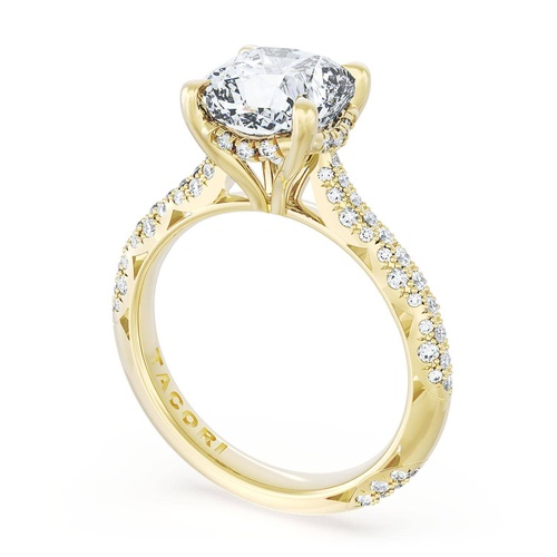 Cushion Bloom Engagement Ring
