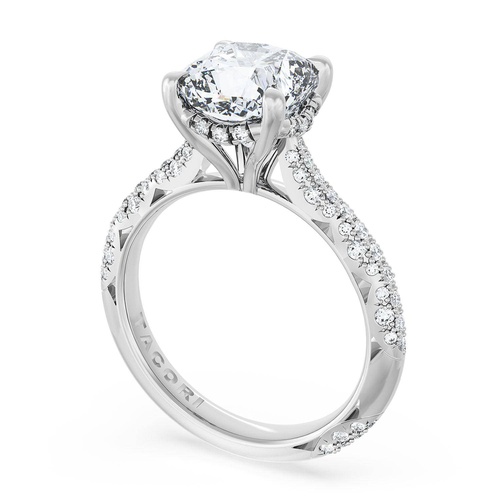 Cushion Bloom Engagement Ring