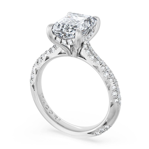 Emerald Bloom Engagement Ring