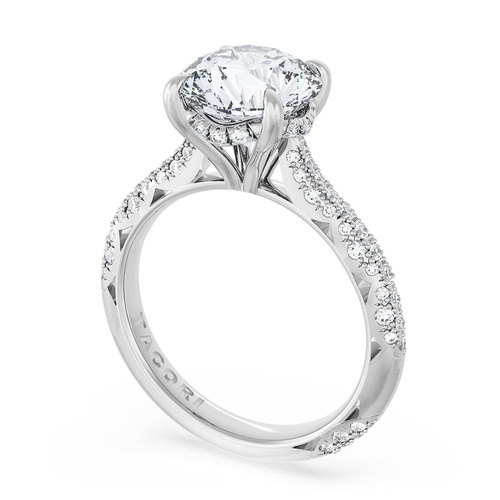 Round Bloom Engagement Ring