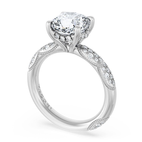 Cushion Bloom Engagement Ring