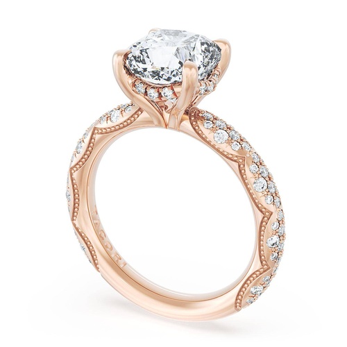 Cushion Bloom Engagement Ring