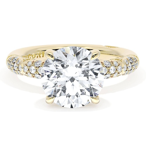 Round Bloom Engagement Ring