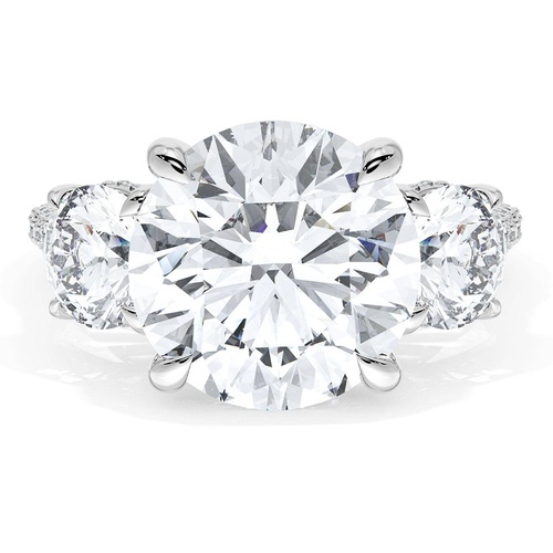 Round 3-Stone Engagement Ring Round 3-Stone Engagement Ring