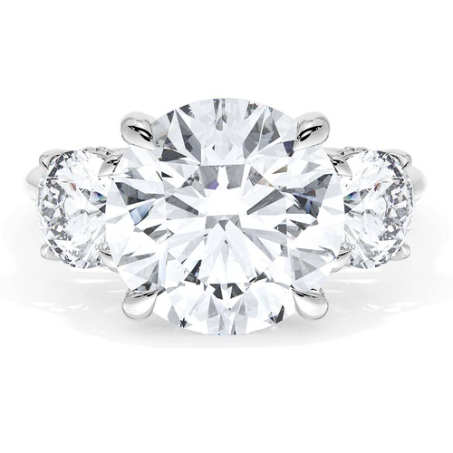Round 3-Stone Engagement Ring Round 3-Stone Engagement Ring