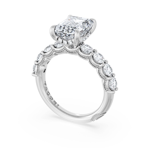 Emerald Solitaire Engagement Ring