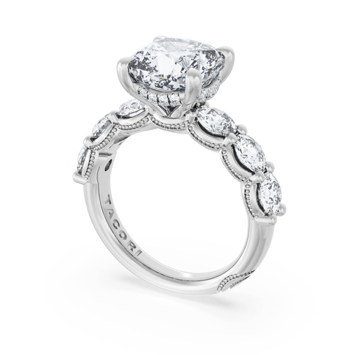 Cushion Solitaire Engagement Ring