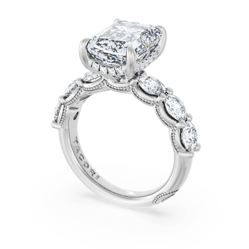 Emerald Solitaire Engagement Ring