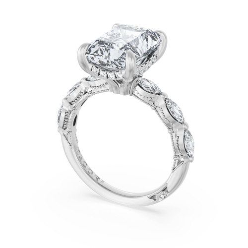 Radiant Solitaire Engagement Ring