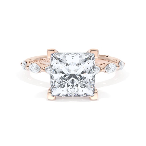 Princess Solitaire Engagement Ring