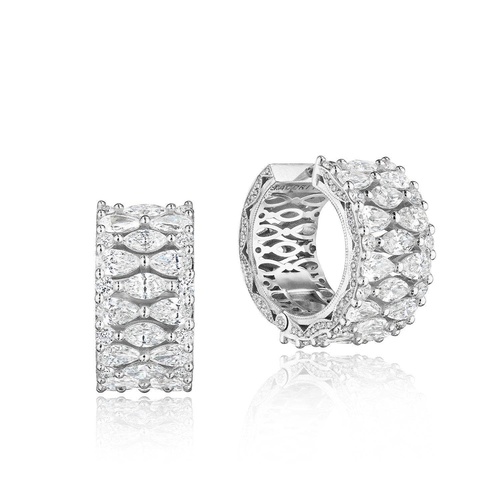 Platinum Tacori  Diamond Earring