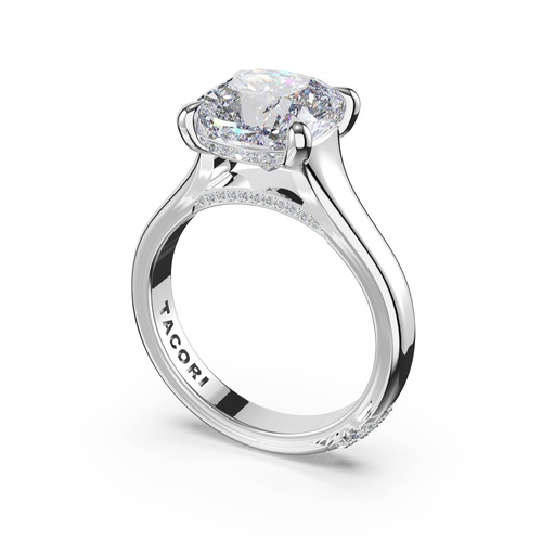 Cushion Solitaire Engagement Ring