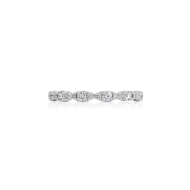 TACORI Wedding Band Petite Crescent HT2561B12W | BENARI Jewelers