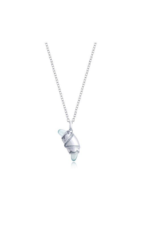 Tacori One of a kind Necklace  Silver  FN948AQUSV18