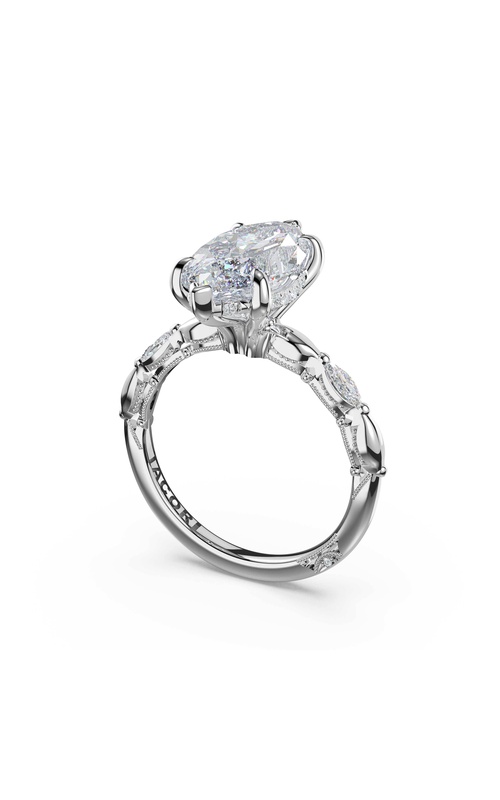 Tacori Sculpted Crescent Solitaire Marquise Engagement Ring 46423MQ145X75FW