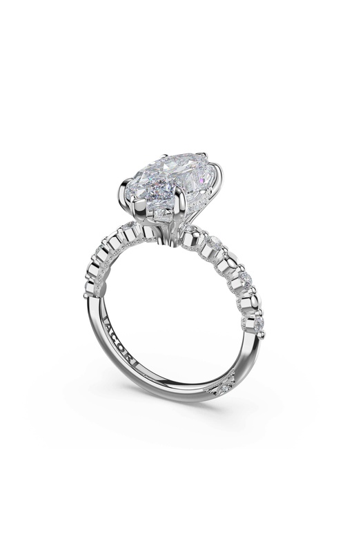 Tacori Sculpted Crescent Solitaire Marquise Engagement Ring 46523MQ145X75FW