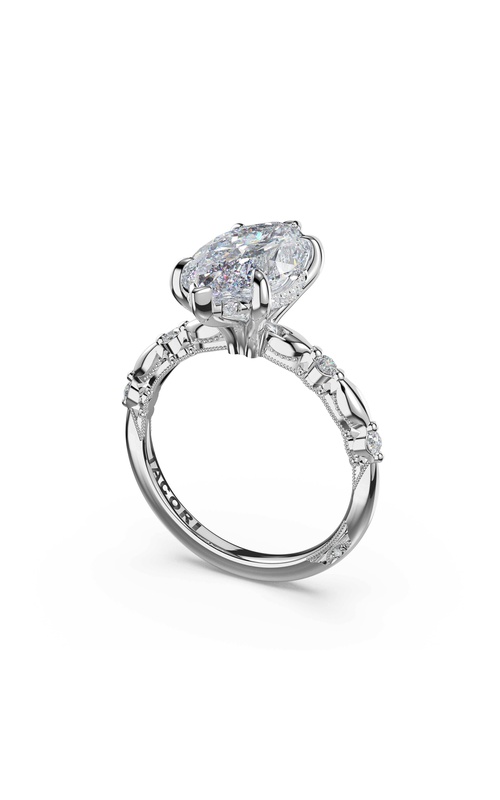 Tacori Sculpted Crescent Solitaire Marquise Engagement Ring 46623MQ145X75FW