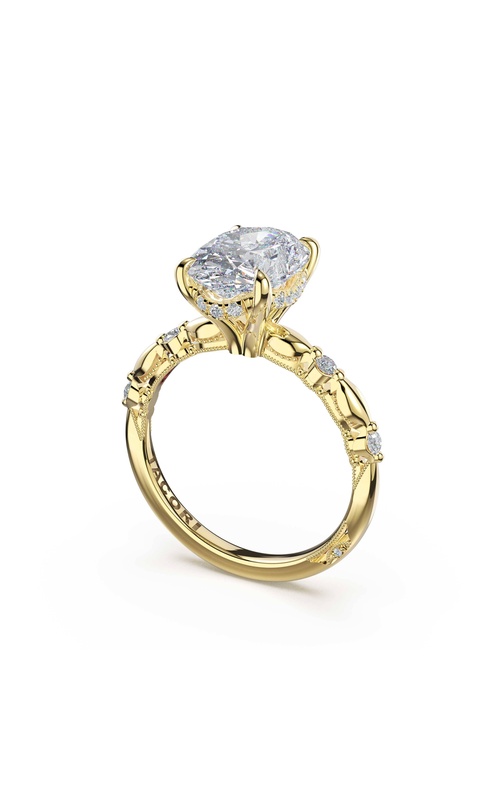 Tacori Sculpted Crescent Solitaire Oval Engagement Ring 46623OV11X8FY